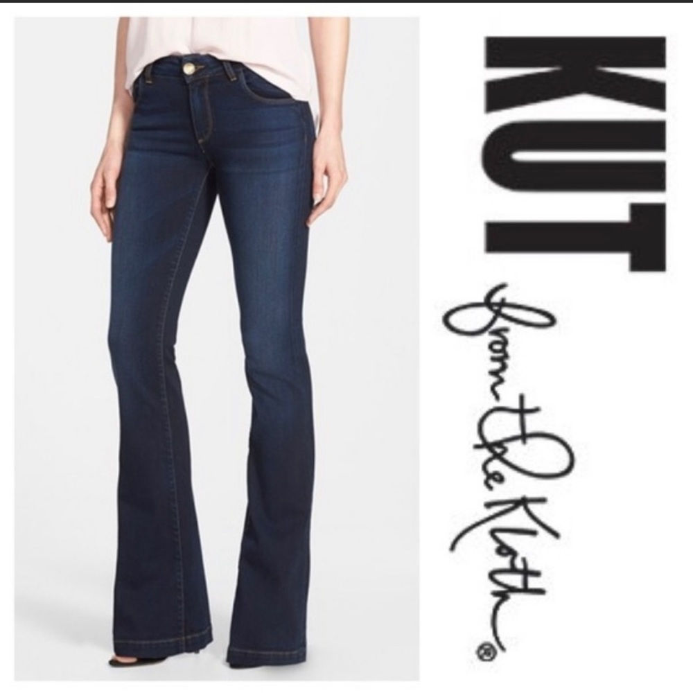 Kut From The Kloth Maggy Flare Jeans Size 8